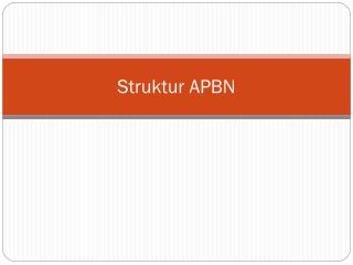 Struktur APBN