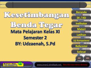 Mata Pelajaran Kelas X I Semester 2 BY: Udzaenah , S.Pd