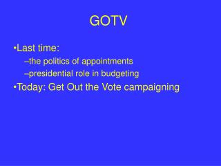 GOTV