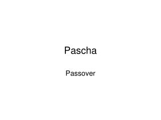 Pascha