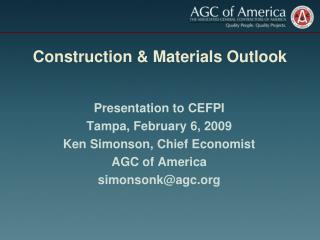 Construction &amp; Materials Outlook