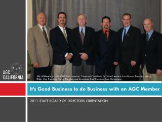 It’s Good Business to do Business with an AGC Member