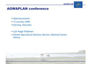 AGWAPLAN conference