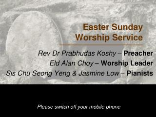 Easter Sunday Worship Service