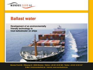 Ballast water