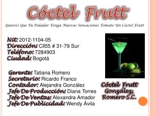 Cóctel Frutt