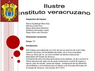 Ilustre Instituto veracruzano