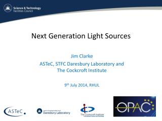 Next Generation Light Sources