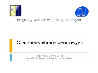 Generatory chmur wyrazowych