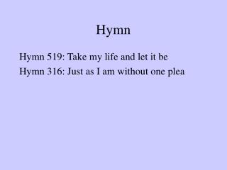 Hymn