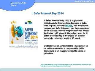 Il Safer Internet Day 2014