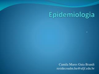 Epidemiologia