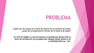 PROBLEMA