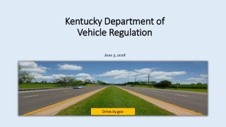 Kentucky Department of Vehicle Regulation