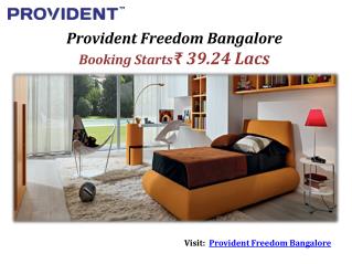 Freedom By Provident New Launch 3 BHK