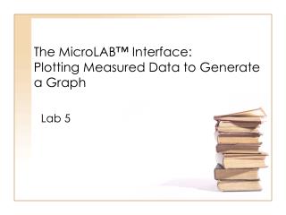 The MicroLAB ™ Interface: Plotting Measured Data to Generate a Graph