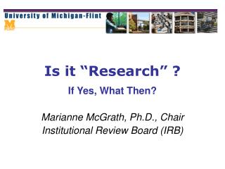 Is it “Research” ?