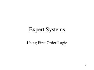 Expert Systems