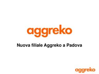 Nuova filiale Aggreko a Padova