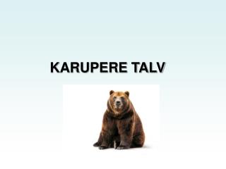 KARUPERE TALV