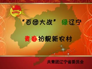 “ 百团大战 ” 绿 辽宁 青春 扮靓新农村