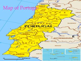 Map of Portugal
