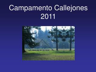 Campamento Callejones 2011