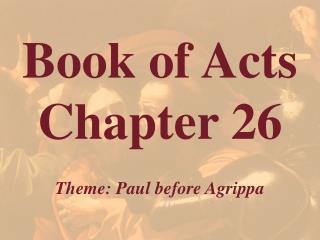 Book of Acts Chapter 26