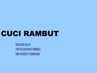 CUCI RAMBUT
