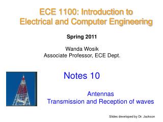 ECE 1100: Introduction to Electrical and Computer Engineering