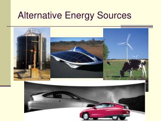 Alternative Energy Sources