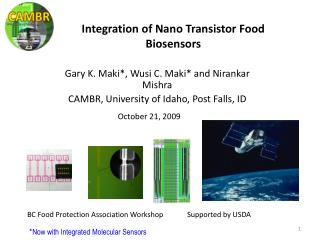 Integration of Nano Transistor Food Biosensors