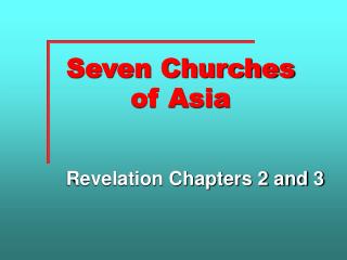 Seven Churches of Asia