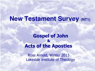 New Testament Survey (NT1)