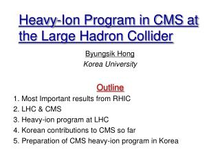 Heavy-Ion Program in CMS at the Large Hadron Collider