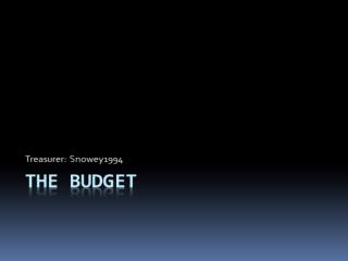 The Budget