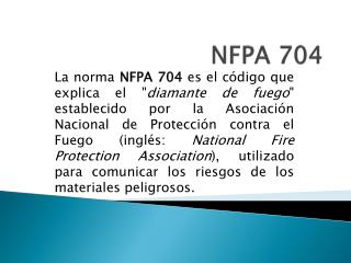 NFPA 704