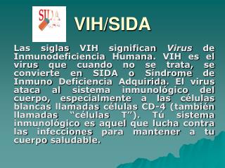 VIH/SIDA