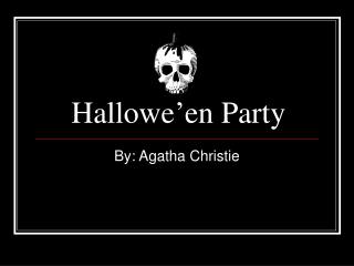 Hallowe’en Party