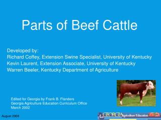 Developed by: Richard Coffey, Extension Swine Specialist, University of Kentucky