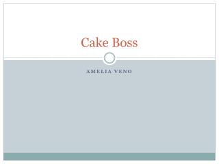 Cake Boss