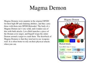 Magma Demon