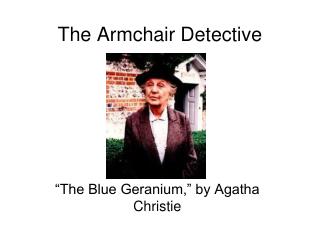 The Armchair Detective