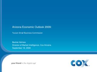 Arizona Economic Outlook 2009: Tucson Small Business Commission