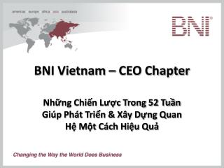BNI Vietnam – CEO Chapter