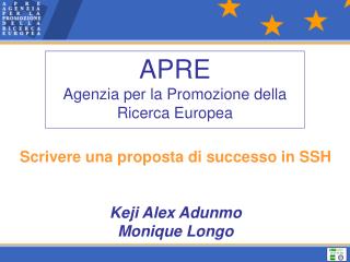 APRE Agenzia per la Promozione della Ricerca Europea