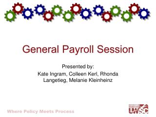 General Payroll Session