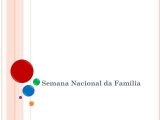 Semana Nacional da Família