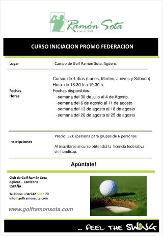 Club de Golf Ramón Sota Agüero – Cantabria ESPAÑA