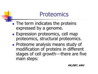 Proteomics